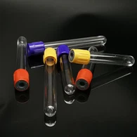 Mėlynas viršutinis kraujo paėmimo vamzdelis